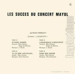 [Pochette de Les succs du Concert Mayol (Michel THBAULT) - verso]