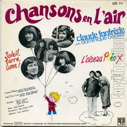 [Pochette de Chansons en l’air (Claude FONFRDE) - verso]