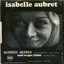 [Pochette de Olivier Olivia (Isabelle AUBRET et Jean-Claude DROUOT) - verso]