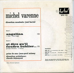 [Pochette de Angelina (Michel VARENNE) - verso]