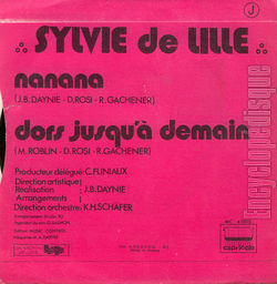 [Pochette de Nanana (SYLVIE (DE LILLE)) - verso]