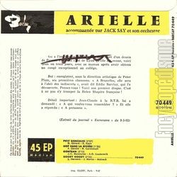 [Pochette de Petit Gonzales (ARIELLE) - verso]