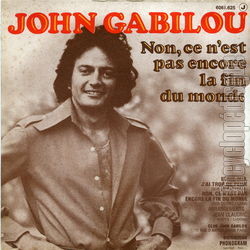 [Pochette de cris-moi, j’ai trop de peine (John GABILOU) - verso]