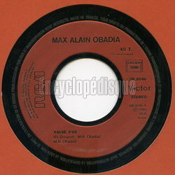 [Pochette de Valse (Max Alain OBADIA)]