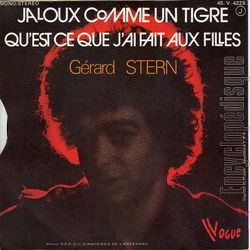 [Pochette de Jaloux comme un tigre (Grard STERN) - verso]