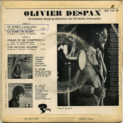 [Pochette de Le diable (Olivier DESPAX) - verso]