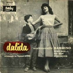 [Pochette de Mademoiselle Bambino - N3 (DALIDA)]