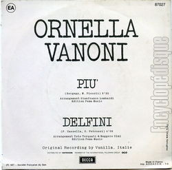 [Pochette de Piu’ (Ornella VANONI) - verso]