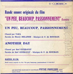 [Pochette de Un peu, beaucoup, passionnment.. (B.O.F.  Films ) - verso]