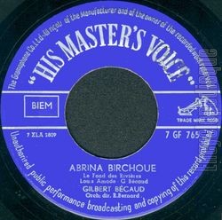 [Pochette de Abrina birchou (Gilbert BCAUD)]