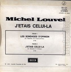 [Pochette de Les sondages d’opinion (Michel LOUVEL) - verso]