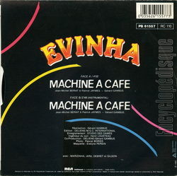 [Pochette de Machine  caf (EVINHA) - verso]