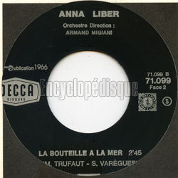 [Pochette de La fleur au tambour (Anna LIBER) - verso]