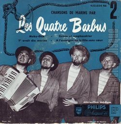 [Pochette de Chansons de marins - 2me srie (Les QUATRE BARBUS)]