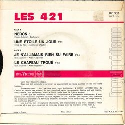 [Pochette de Nron (Les 421) - verso]