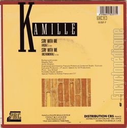 [Pochette de Stay with me (KAMILLE) - verso]