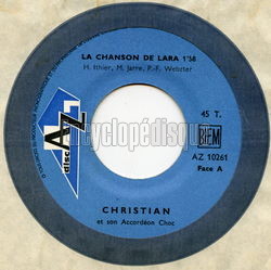 [Pochette de La chanson de Lara (CHRISTIAN et son ACCORDON CHOC)]