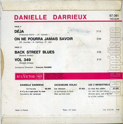 [Pochette de Dj (Danielle DARRIEUX) - verso]