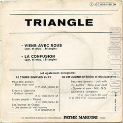 [Pochette de Viens avec nous (TRIANGLE) - verso]