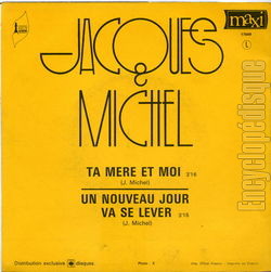 [Pochette de Ta mre et moi (Jacques MICHEL) - verso]