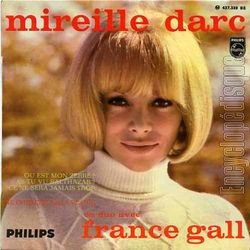 [Pochette de O est mon zbre (Mireille DARC et France GALL)]