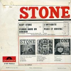 [Pochette de Baby Stone (STONE) - verso]