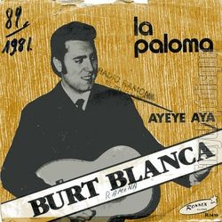 [Pochette de La Paloma (Burt BLANCA) - verso]