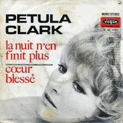 [Pochette de La nuit n’en finit plus (Petula CLARK) - verso]