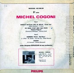 [Pochette de Oublie qu’elle est si belle (Michel COGONI) - verso]