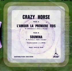 [Pochette de L’amour la premire fois (CRAZY HORSE) - verso]