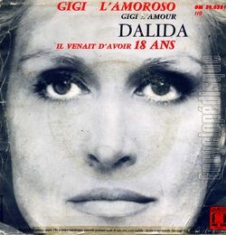 [Pochette de Gigi l’amoroso / Il venait d’avoir 18 ans (DALIDA) - verso]