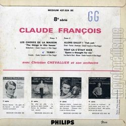 [Pochette de Les choses de la maison (Claude FRANOIS) - verso]