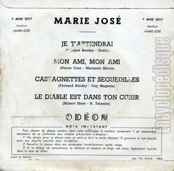 [Pochette de Je t’attendrai (MARIE-JOS) - verso]