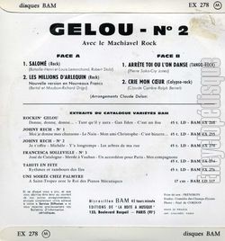 [Pochette de Salom - n 2 (GELOU) - verso]