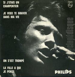 [Pochette de Si j’tais un charpentier (Johnny HALLYDAY)]