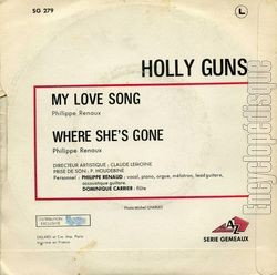 [Pochette de My love song (HOLLY GUNS) - verso]