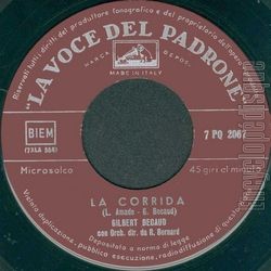 [Pochette de La corrida (Gilbert BCAUD)]