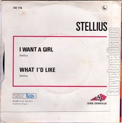 [Pochette de I want a girl (STELLIUS) - verso]