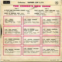 [Pochette de Il tait une fois dans l’ouest (The COMBO’S MEN SHOW) - verso]