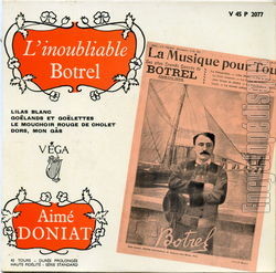 [Pochette de L’inoubliable Botrel (Aim DONIAT)]