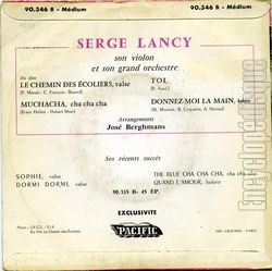 [Pochette de Le chemin des coliers (Serge LANCY) - verso]