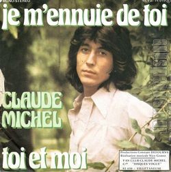 [Pochette de Je m’ennuie de toi (Claude MICHEL) - verso]