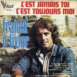 [Pochette de Si tu m’avais laiss le temps (Franck O’LIVIER) - verso]