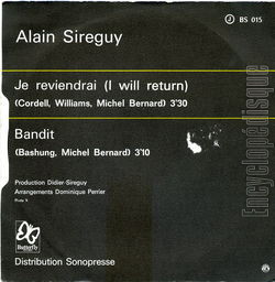 [Pochette de Bandit (Alain SIREGUY) - verso]