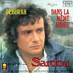 [Pochette de Deborah (Michel SARDOU) - verso]