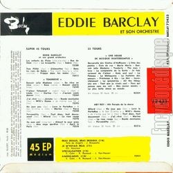 [Pochette de Bras dessus, bras dessous (Eddie BARCLAY) - verso]