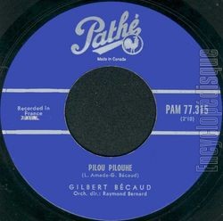 [Pochette de Pilou pilouh (Gilbert BCAUD)]