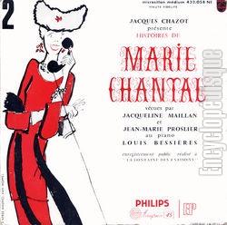 [Pochette de Histoires de Marie Chantal (THTRE / SPECTACLE)]