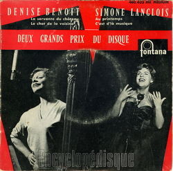 [Pochette de Denise Benoit - Simone Langlois (COMPILATION)]