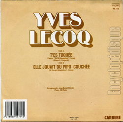 [Pochette de T’es toque (Yves LECOQ) - verso]